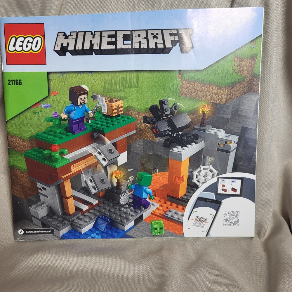 LEGO Minecraft The Abandoned Mine 21166 Building Instruction Manual Only 2021 - Picture 1 of 2